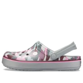 Zuecos Crocband Graphic III «Gris Rosa»