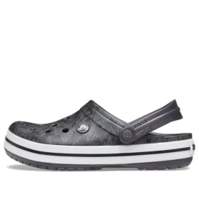 Zuecos Crocband «Grey Black»