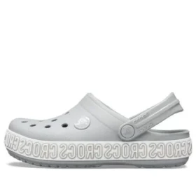 Zuecos Crocband Logo Mania «Gris-Plata»