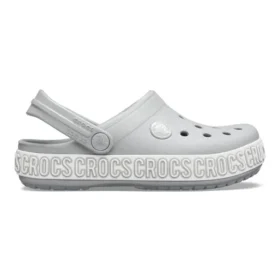 Zuecos Crocband Logo Mania «Gris-Plata»