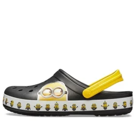 Zuecos Crocband Minions «Black Yellow»