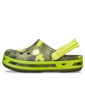 Zuecos Crocband MultiGraphic «Verde militar»