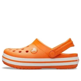 Zuecos Crocband «Naranja Blanco»