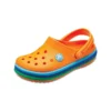 Zuecos Crocband Rainbow Band «Naranja Azul»