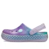 Zuecos Crocband Rainbow Glitter Band «Purple Blue»