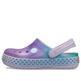 Zuecos Crocband Rainbow Glitter Band «Purple Blue»