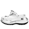 Zuecos Crocs x MCM Mega Crush «White Silver»