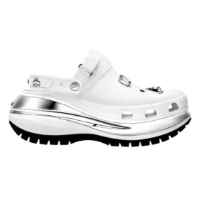 Zuecos Crocs x MCM Mega Crush «White Silver»
