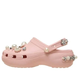 Zuecos de plataforma Crocs x Simone Rocha «Pink Rose»