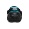 Zuecos Echo con cordones reflectantes «Negro y verde azulado»