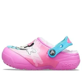Zuecos Fun Lab Disney Minnie con forro «Pink Blue»