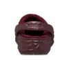 Zuecos geométricos forrados «Dark Cherry»