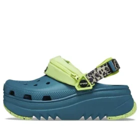 Zuecos Hiker Xscape con estampado animal «Verde turquesa»