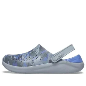 Zuecos LiteRide con estampado de camuflaje «Azul Gris»