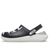 Zuecos LiteRide con logotipo «Negro-Blanco»