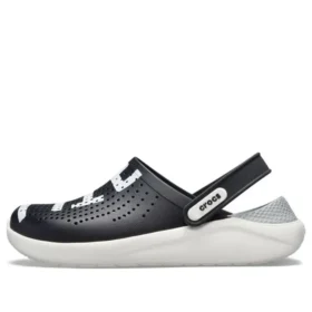 Zuecos LiteRide con logotipo «Negro-Blanco»
