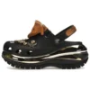 Zuecos Mega Crush Clog «Negro y Beige»