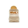 Zuecos Mega Crush con conchas y perlas «Beige»