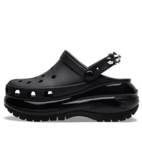 Zuecos Mega Crush Rebel Rebel en negro Zuecos Mega Crush Rebel Rebel en negro