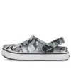 Zuecos Off Court con estampado «Gris, negro y blanco»