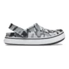 Zuecos Off Court con estampado «Gris, negro y blanco»