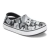 Zuecos Off Court con estampado «Gris, negro y blanco»