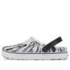 Zuecos Off Court «Marble White Black»