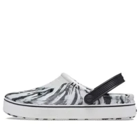 Zuecos Off Court «Marble White Black»
