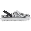 Zuecos Off Court «Marble White Black»