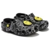 Zuecos Smiley World Classic Clog «Negro, blanco y amarillo»