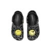 Zuecos Smiley World Classic Clog «Negro, blanco y amarillo»