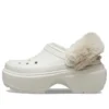 Zuecos Stomp con forro «White»