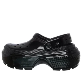 Zuecos Stomp de alto brillo «Negro»