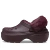 Zuecos tipo Clog con forro «Dark Cherry»