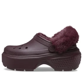 Zuecos tipo Clog con forro «Dark Cherry»