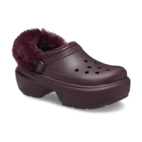 Zuecos tipo Clog con forro «Dark Cherry»