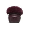 Zuecos tipo Clog con forro «Dark Cherry»