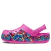 Zuecos tipo Fun Lab Multi Butterfly Band Light «Pink Blue»